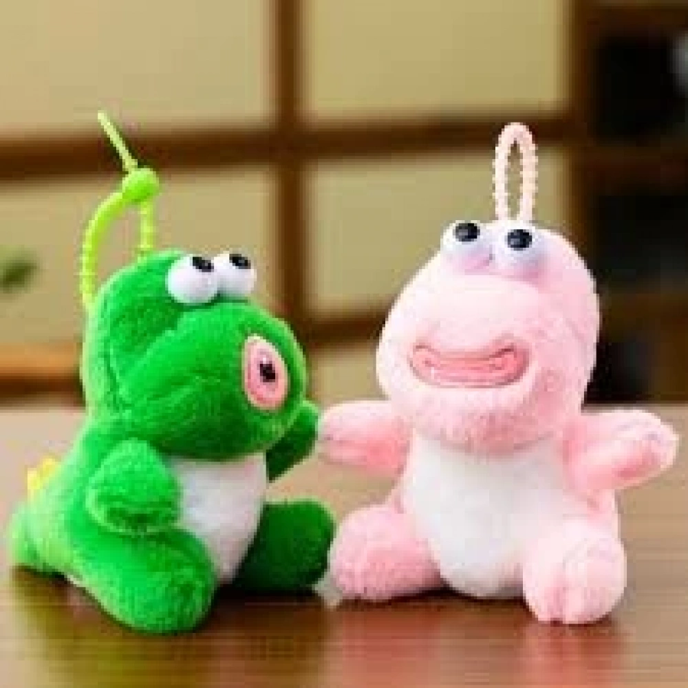 Gülümseyen pembe dinazor