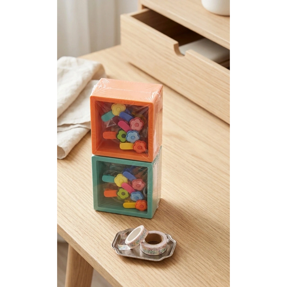 Papatya Kutulu Toka Seti