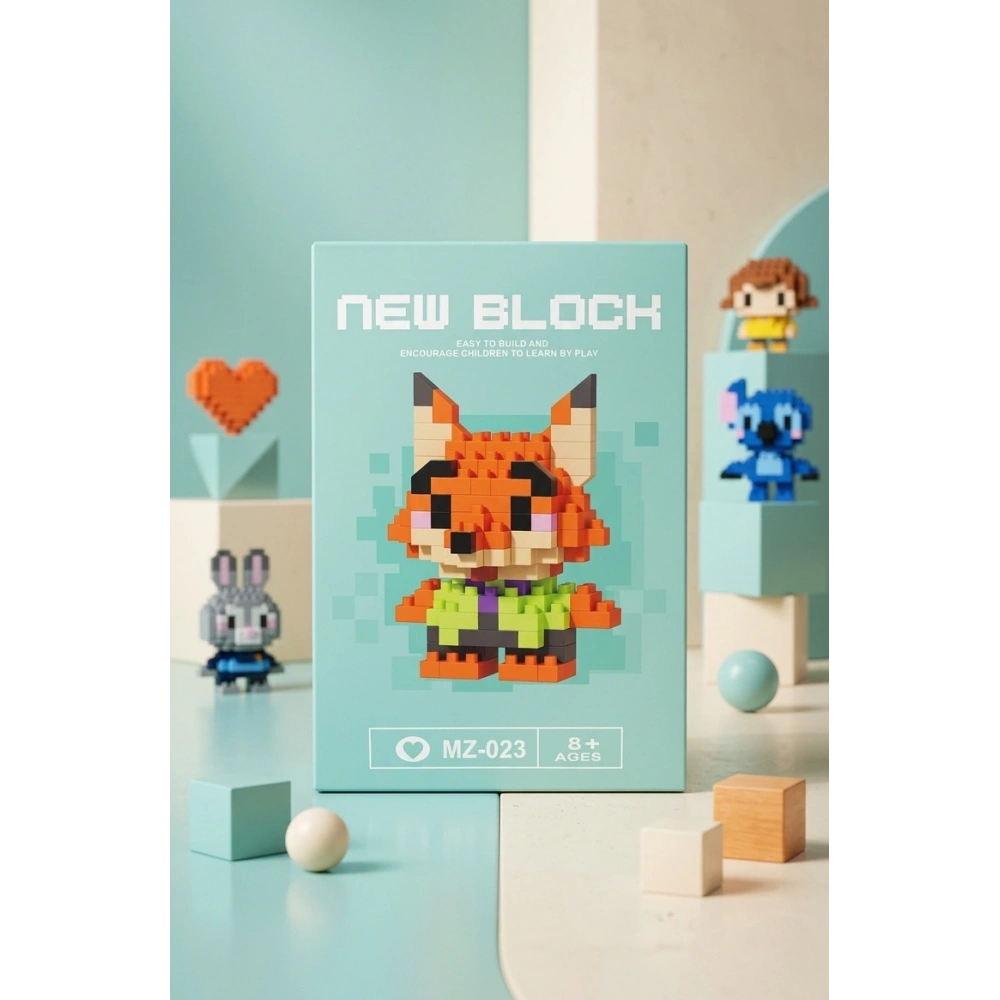 Zootropolis Bricks Mini Blok Yapboz