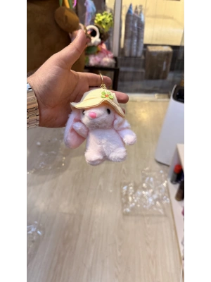 Şapkalı tavşan pembe
