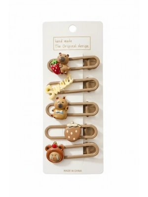 Cappypara 5li Çilek Toka Seti