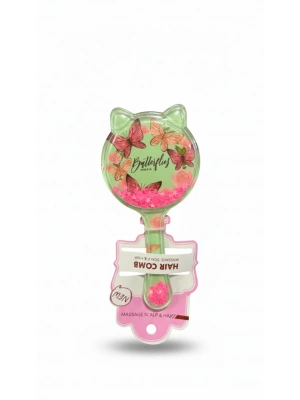 Kelebek Tasarımlı Süslü Tarak