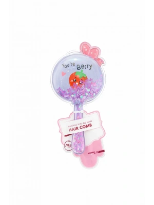 Çilek Figürlü Mavi Süslü Tarak