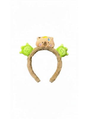 Capipara Yeşil Sülüfat Peluş Taç