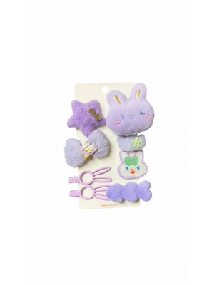 Tavşan Figür Yumuşak Toka Seti