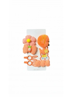 Turuncu Karışık Yumuşak Toka Seti