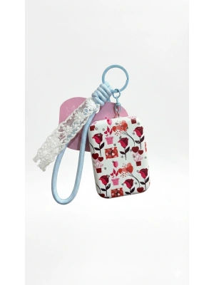 Gül Desenli Cep Aynası