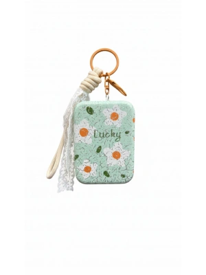 Lucky Yazılı Yeşil Cep Aynası