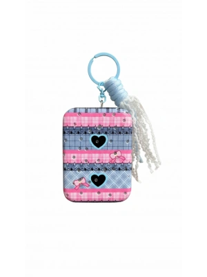 Kalpli Desenli Cep Aynası