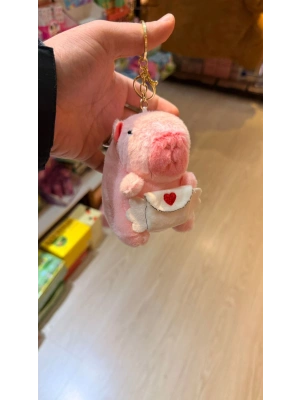 Pembe Cappypara Mektupsu Taşıyor Beyaz