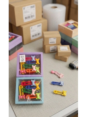 Ayıcıklı Vakumlu Kutulu Toka Seti