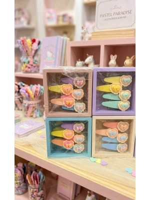 Fiyonk Figürlü 5li Toka Seti