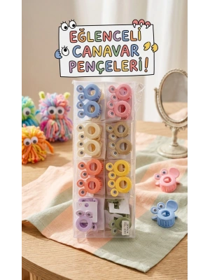 Canavar Gözlü Plastik Toka