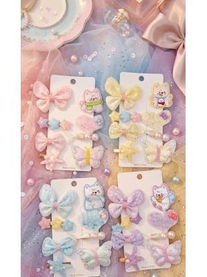 8li Pastel Renkler Toka Seti