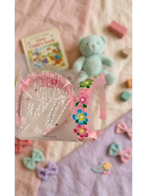 Papatya Figürlü Tüllü Çocuk Tacı