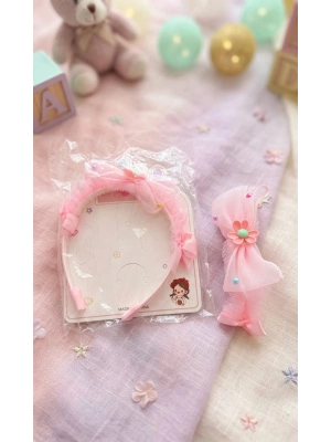 Papatya Detaylı Çocuk Tacı