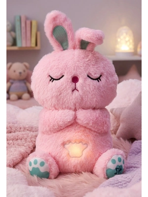 Tavşan Kulaklıksı Nefes Alan Bebek Oyuncak