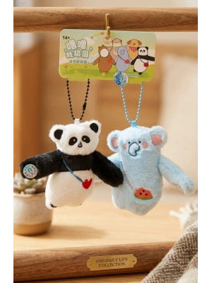 Panda Fil Peluş Çanta Süsü Anahtarlık
