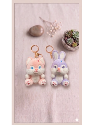 Tavşan Peluş Anahtarlık Çanta Süsü