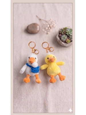 Ördek Figür Peluş Anahtarlık Çanta Süsü