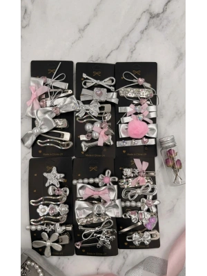 Gümüş Tonlar Toka Seti