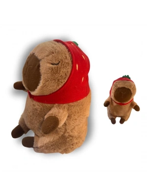 Capybara Büyük Boy Annesi Çilek Kapşonlu