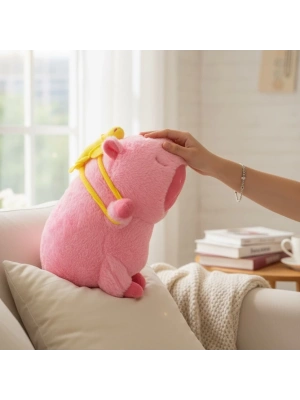 Capybara Büyük Boy Pembe