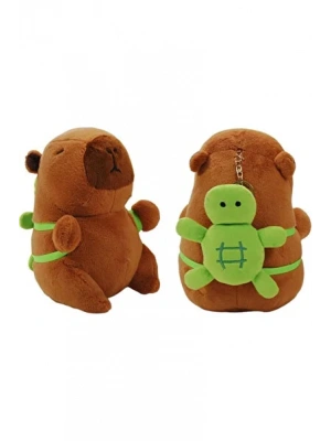 Capybara yeşil sülüfet taşyor
