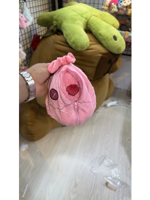 Fermuarlı Stich pembe