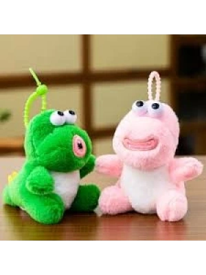 Gülümseyen pembe dinazor