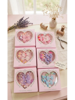 Kalp Kutulu Toka Seti