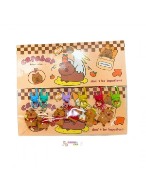 Capybara 6lı Anahtarlık Seti