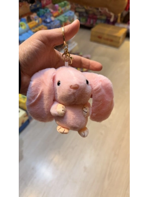 Uzun kulaklı tavşan pembe