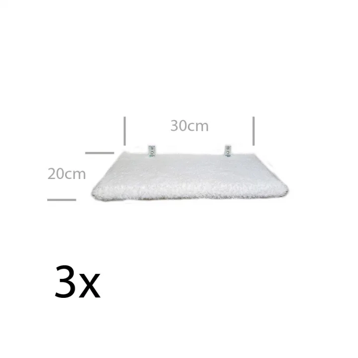 Barış Dizayn 12 Parça Doğal Ahşap Peluş Kedi Oyun Merdiveni Seti Köprü Platform Oyun Duvarı (SET3)