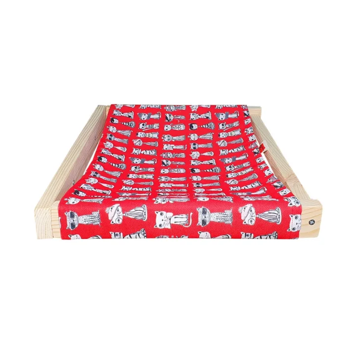 Barış Dizayn Doğal ahşap duvara monte kedi hamağı kedi yatağı kedi hamak (43cm x 36cm) 4 Renk Seçimli