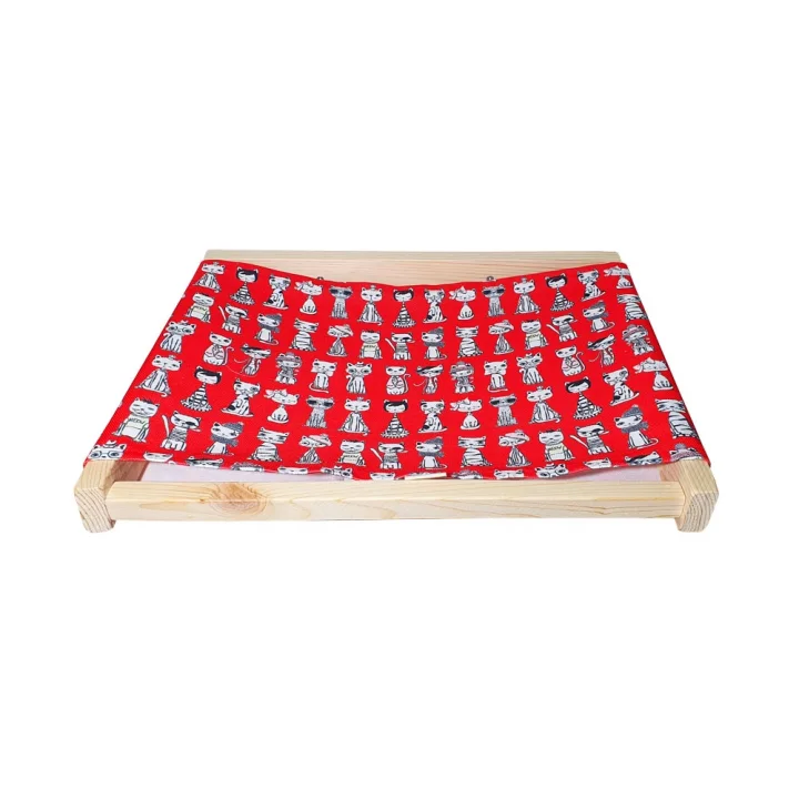 Barış Dizayn Duvara monte kedi hamağı ve kedi merdiveni takımı kedi yatağı sağ sol uyumlu 2Parça set (4 Renk Seçenekli)