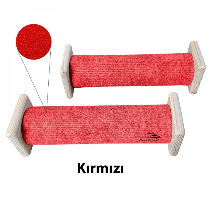 Barış Dizayn Doğal Portatif Tırmalama Makarası Halı kaplamalı 25cm 2 Adet (renk seçimli)