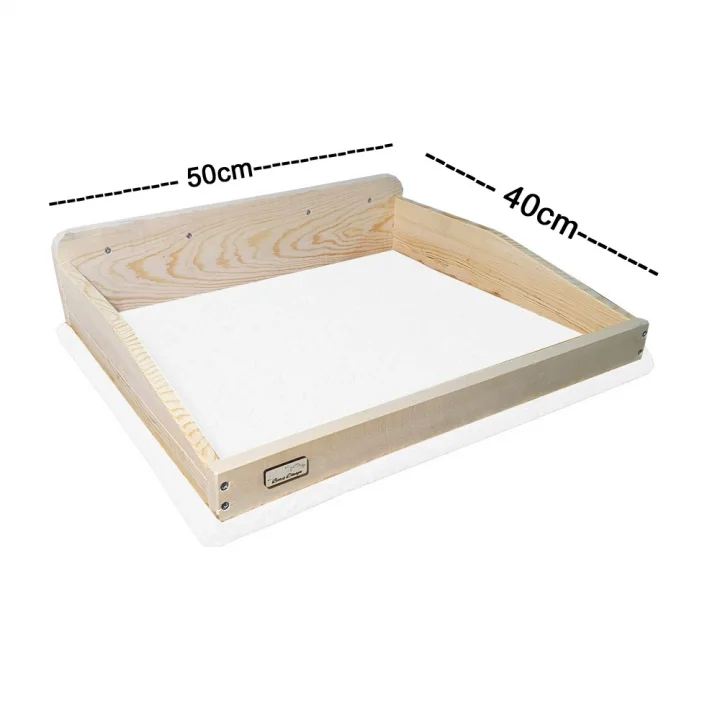 Barış Dizayn Duvara Monte Doğal Ahşap Mega Boy Kedi Yatağı Peluş kaplamalı 2 Renk (12KG Kapasiteli)