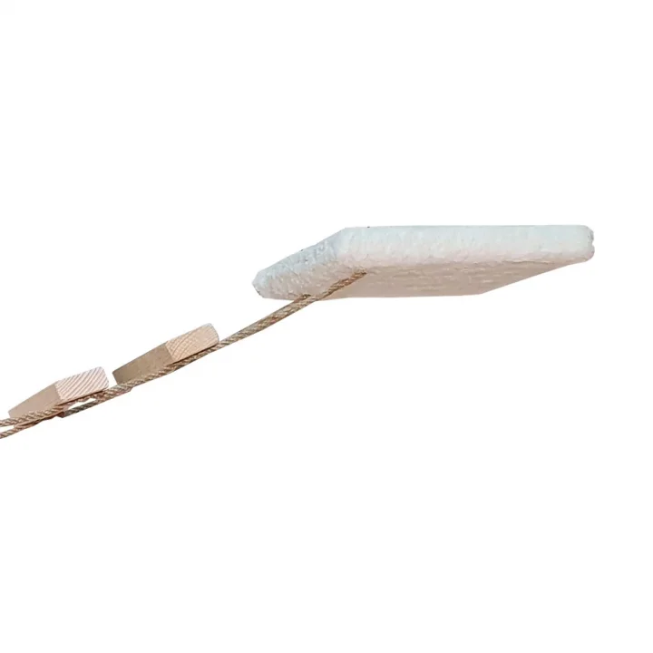 Barış Dizayn Peluş Basamaklı Kedi Köprüsü Peluş Raf Duvar Kedi Yolu Parkur 2 Renk (130cm)