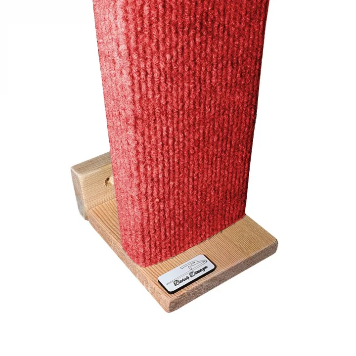 Barış Dizayn Doğal Ahşap Duvara Monte Kedi Tırmalama direği Tırmalaması Tırnaklama (40cm) 2 Renk