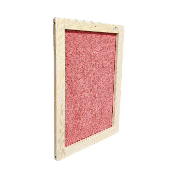 Toptan Satış - Barış Dizayn Doğal Ahşap Duvara Monte Çerçeveli Halı Kedi Tırmalama Paneli (50x35cm) 2 Renk