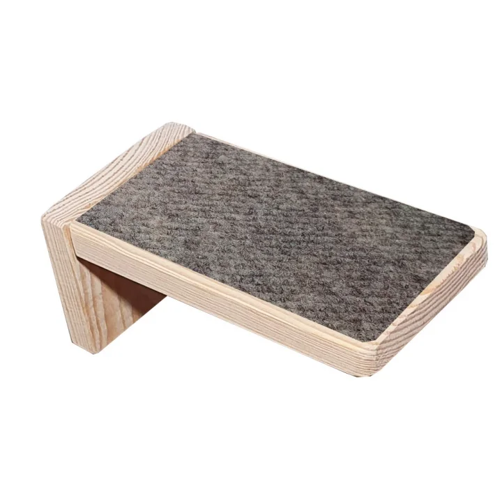 Toptan Satış - Barış Dizayn Doğal Ahşap Güçlendirilmiş 18cm kedi basamağı kedi köprüsü duvar yürüyüş yolu kedi oyunu (4 adet) Renk seçimli