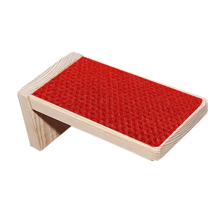 Toptan Satış - Barış Dizayn Doğal Ahşap Güçlendirilmiş 18cm kedi basamağı kedi köprüsü duvar yürüyüş yolu kedi oyunu (4 adet) Renk seçimli