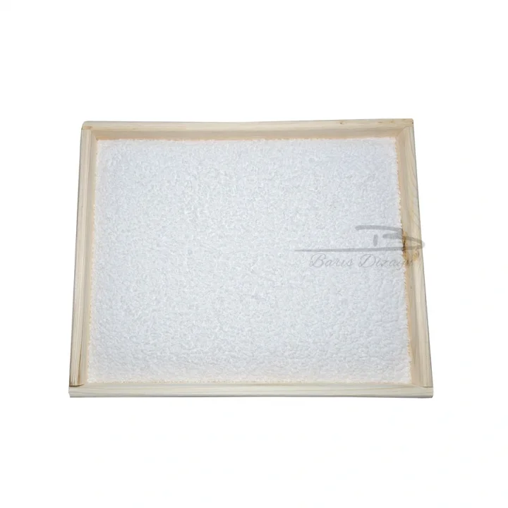 Doğal Ahşap Ortopedik Wellsoft Peluş Kedi Yatağı Yer Yatağı 40x50cm (2 renk)