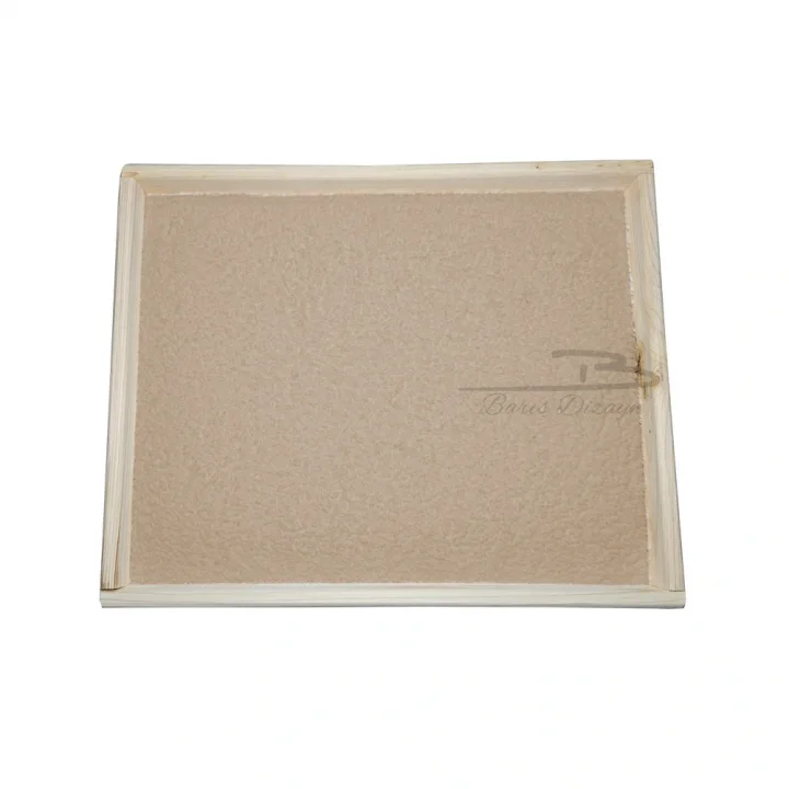 Doğal Ahşap Ortopedik Wellsoft Peluş Kedi Yatağı Yer Yatağı 40x50cm (2 renk)