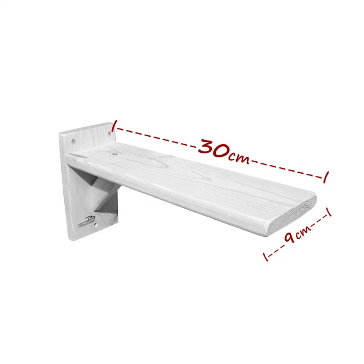 Doğal Ahşap Güçlendirilmiş Uzun 30cm kedi basamağı kedi köprüsü duvar yürüyüş yolu (2 adet)