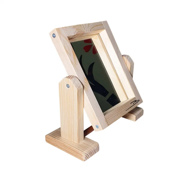 Barış Dizayn Doğal ahşap Masa Makyaj aynası masa üstü ayna dikdörtgen çerçeveli 360 derece hareketli mini