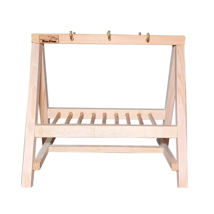 Barış Dizayn Doğal ahşap tabak standlı Türk kahvesi Çapraz Fincan askısı Fincanlık askılık