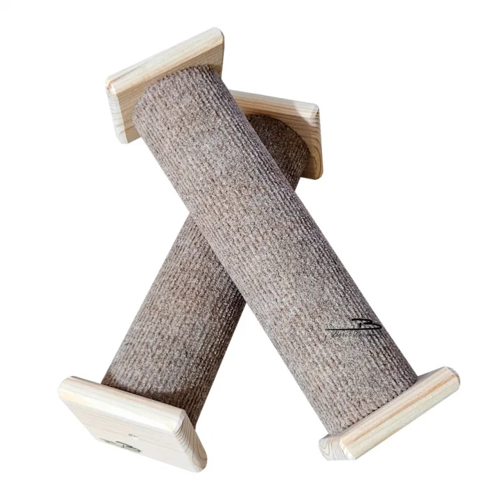 Barış Dizayn Doğal Portatif Tırmalama Makarası Halı kaplamalı 25cm 2 Adet (renk seçimli)