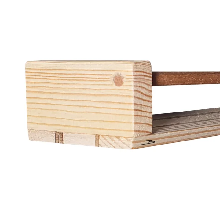 Barış Dizayn Montessori 50cm Dar Duvar Rafı Ahşap Kitaplık Bebek Odası Çocuk odası Çocuk Kitaplığı (3lü set)